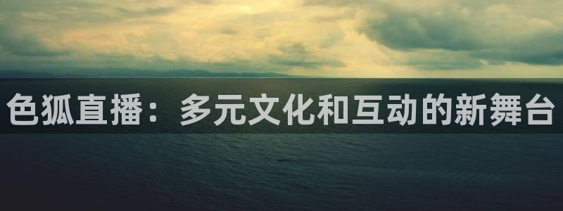nba直播免费观看直播在线蜘蛛：色狐直播：多元文化和互动的新舞台