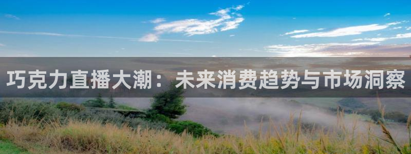 nba蜘蛛免费直播：巧克力直播大潮：未来消费趋势与市场洞察